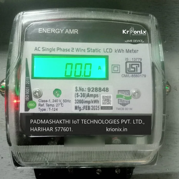 Krionix energy AMR single-phase meter