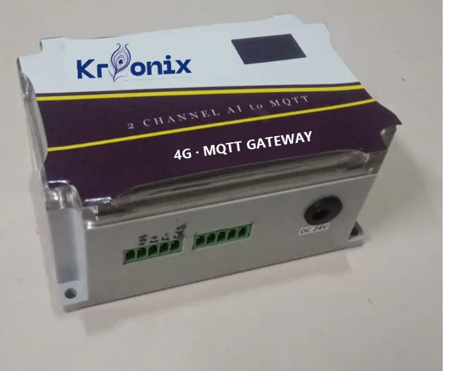 Krionix 2-channel analog input 4G MQTT gateway
