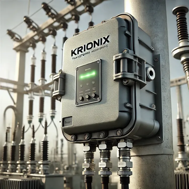 Krionix transformer monitoring unit (illustrative render)